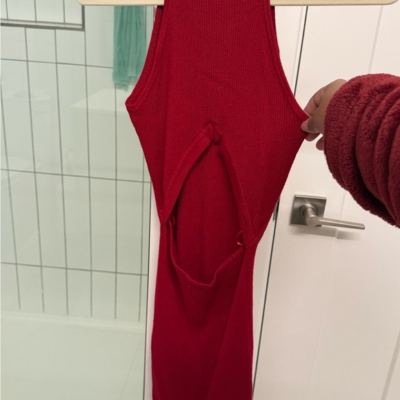 Red Mini Dress - Picture 5 of 6